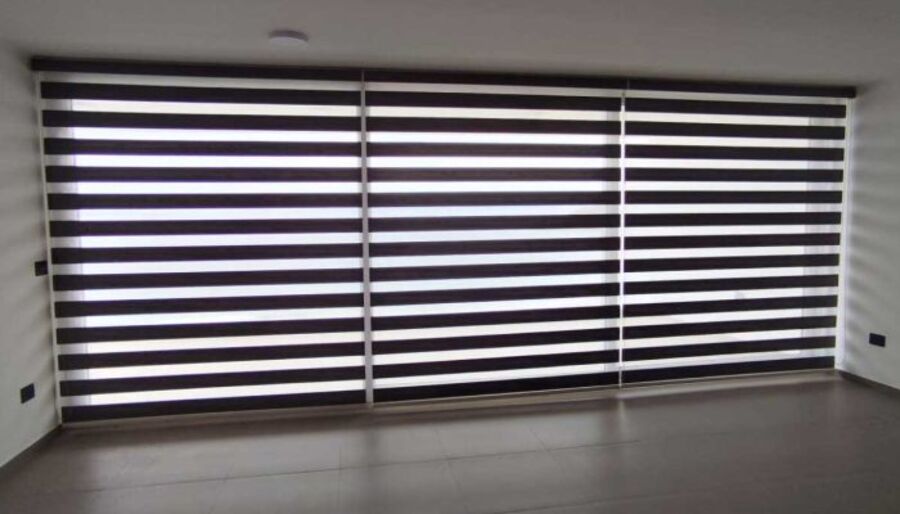 Nova — cortina a medida instalada, Winsol Santiago